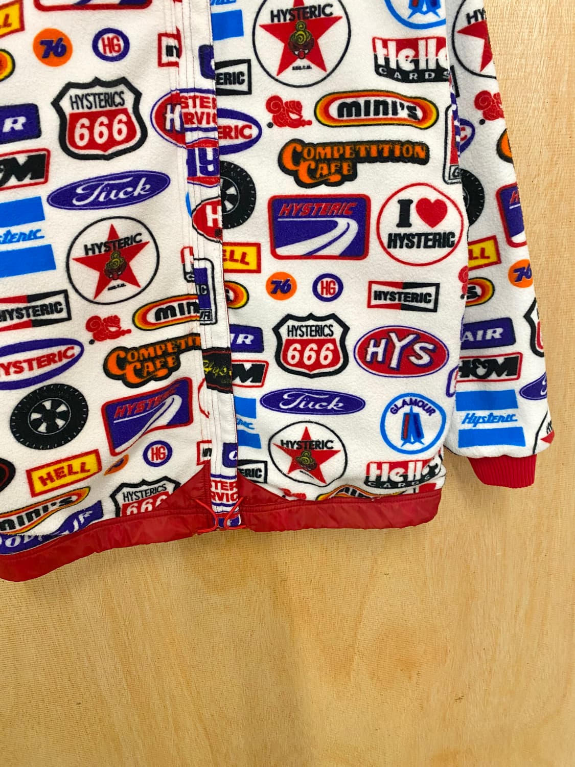 HYSTERIC GLAMOUR racing fleece jacket 상품이미지6