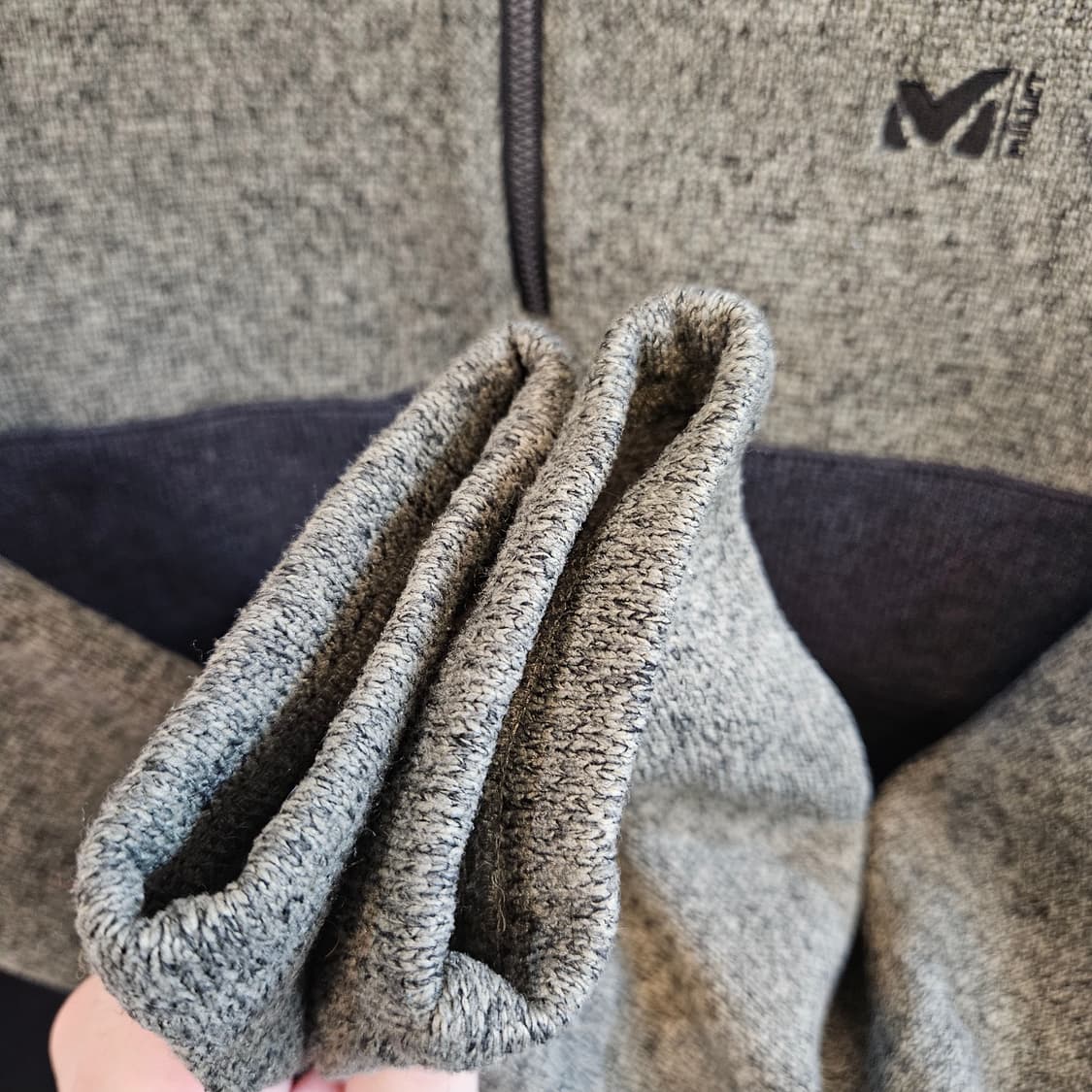 밀레 남성용 투안R 겨울용 반집업 티셔츠 100 상품이미지3