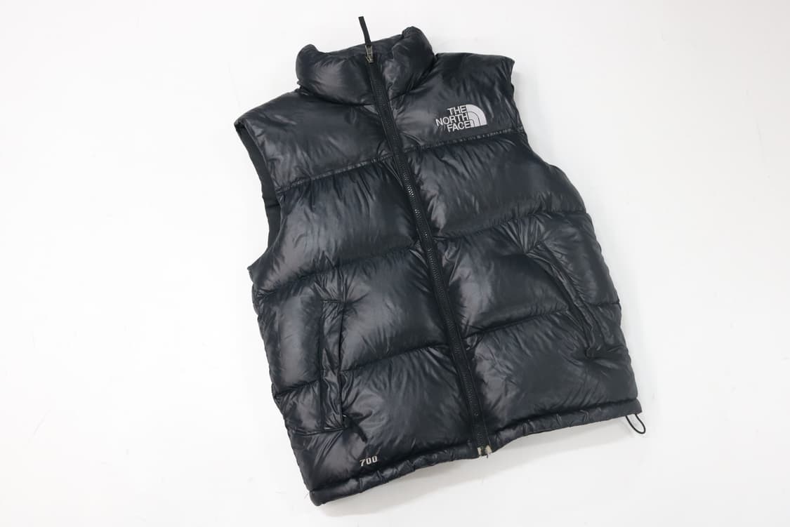 노스페이스 눕시 700 빈티지 다운 베스트 블랙 상품이미지2