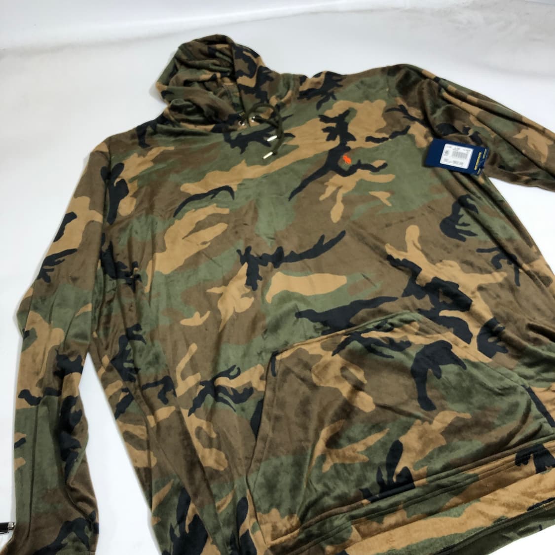 새상품) 폴로 랄프로렌 카모 슬립 수면 후드티 4XL 상품이미지5