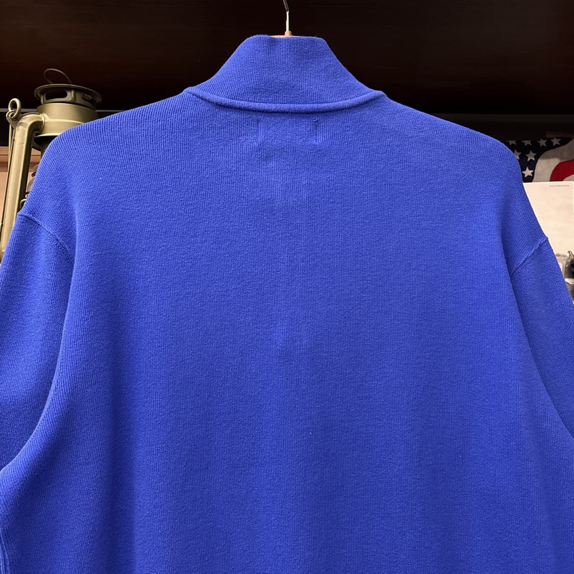 90s 폴로 랄프로렌 피마코튼 하프집업 니트 코발트블루 N922 상품이미지7
