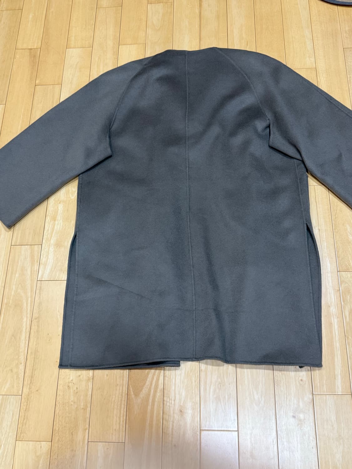 토템 더블 울 케이프 코트 상품이미지7