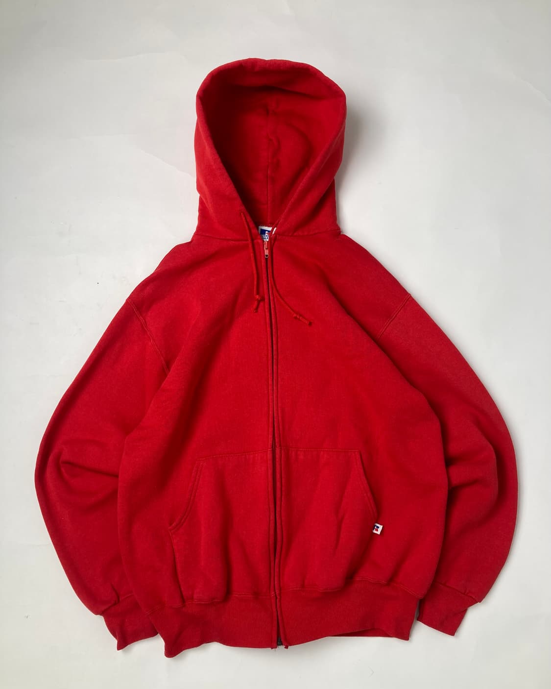 90s Russell Zip Up Hoodie (red) 상품이미지1