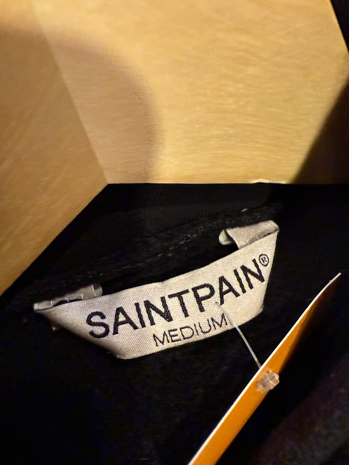 세인트페인 블랙 후드티 상품이미지2