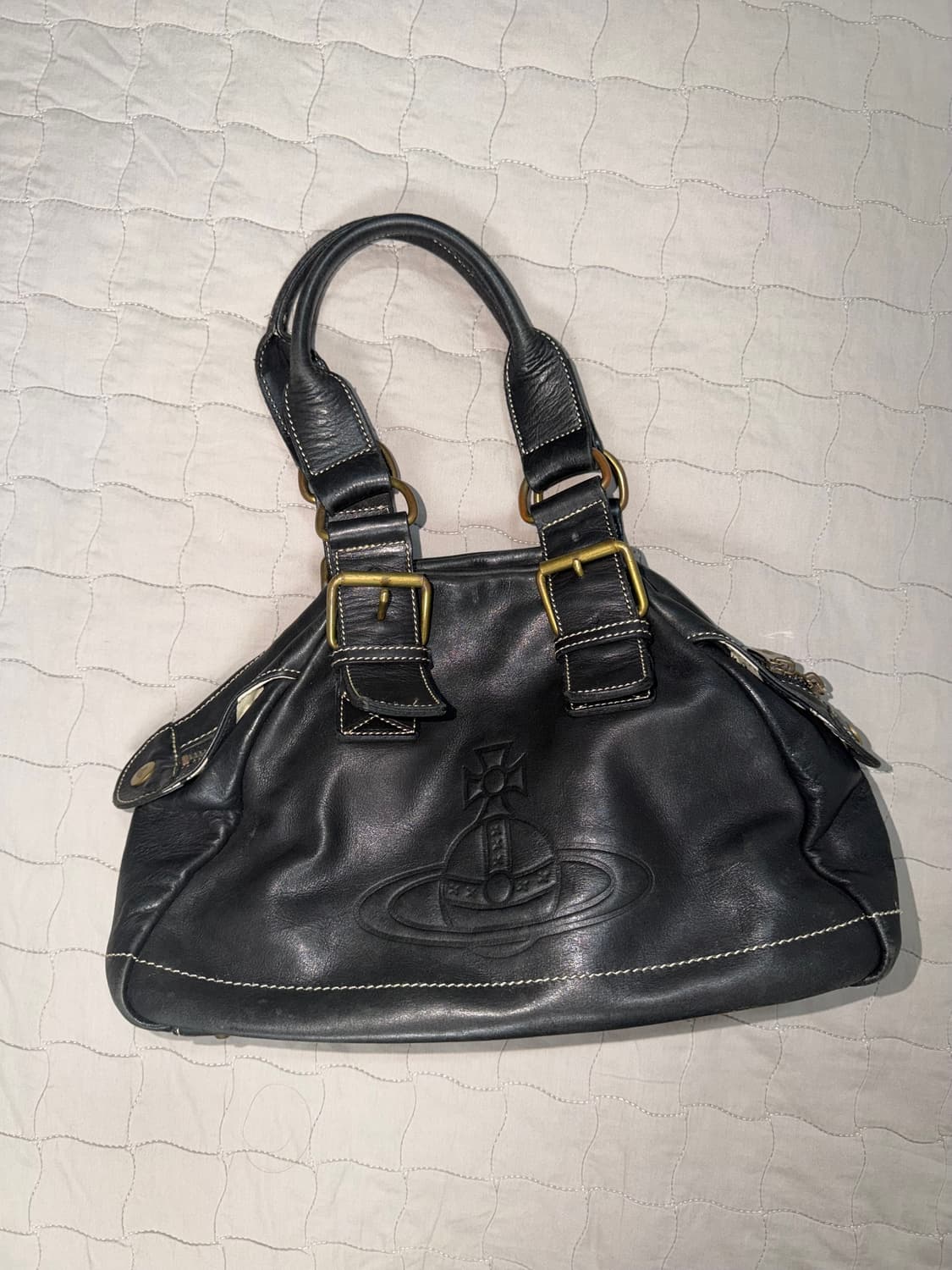 비비안 웨스트우드 빈티지 블랙 숄더백 상품이미지1