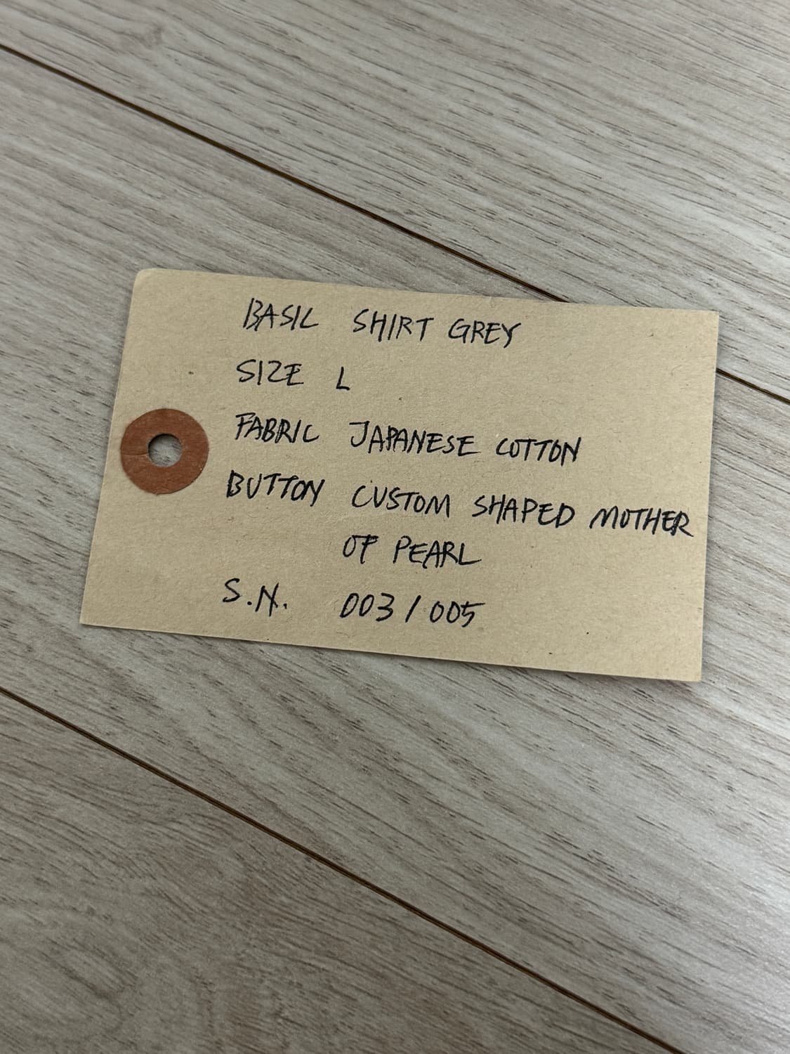 [ L ] twobuildershouse 투빌더스하우스 베이직셔츠 그레이 상품이미지5