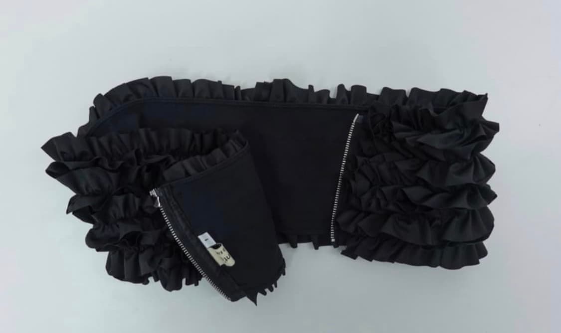 에옹쓰 프릴 집업 벨트 상품이미지1