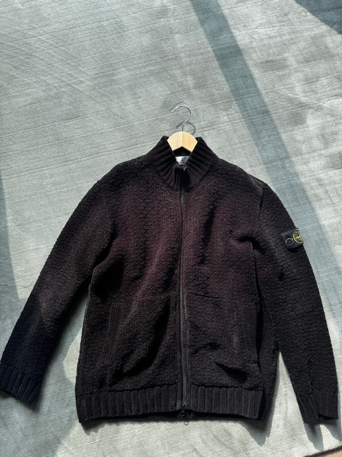 스톤아일랜드 코튼 셔닐 집업 가디건 L 상품이미지7