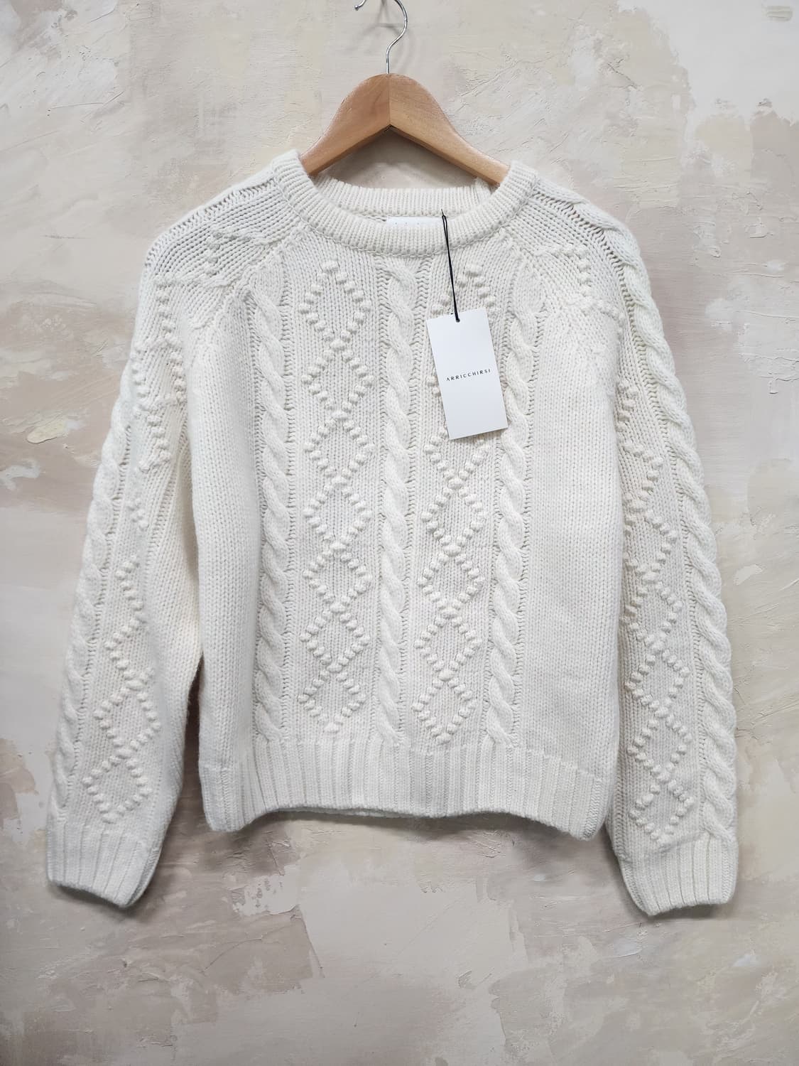 새상품 꽈배기 퐁퐁 니트 상품이미지1