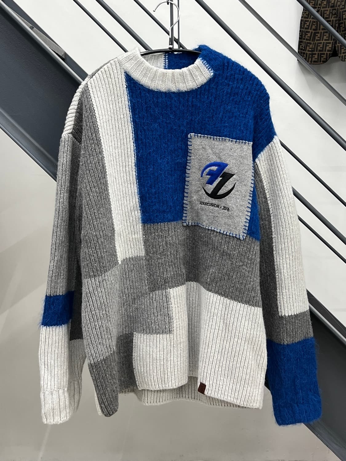 자라 X 아더에러 패치워크 오버사이즈 니트 상품이미지1