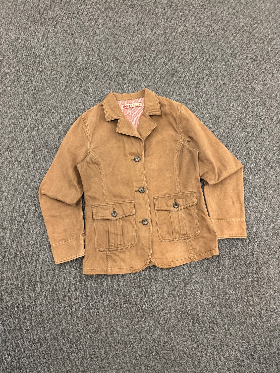 OS)Lee Prest 빈티지 여성 브라운 자켓 상품이미지1