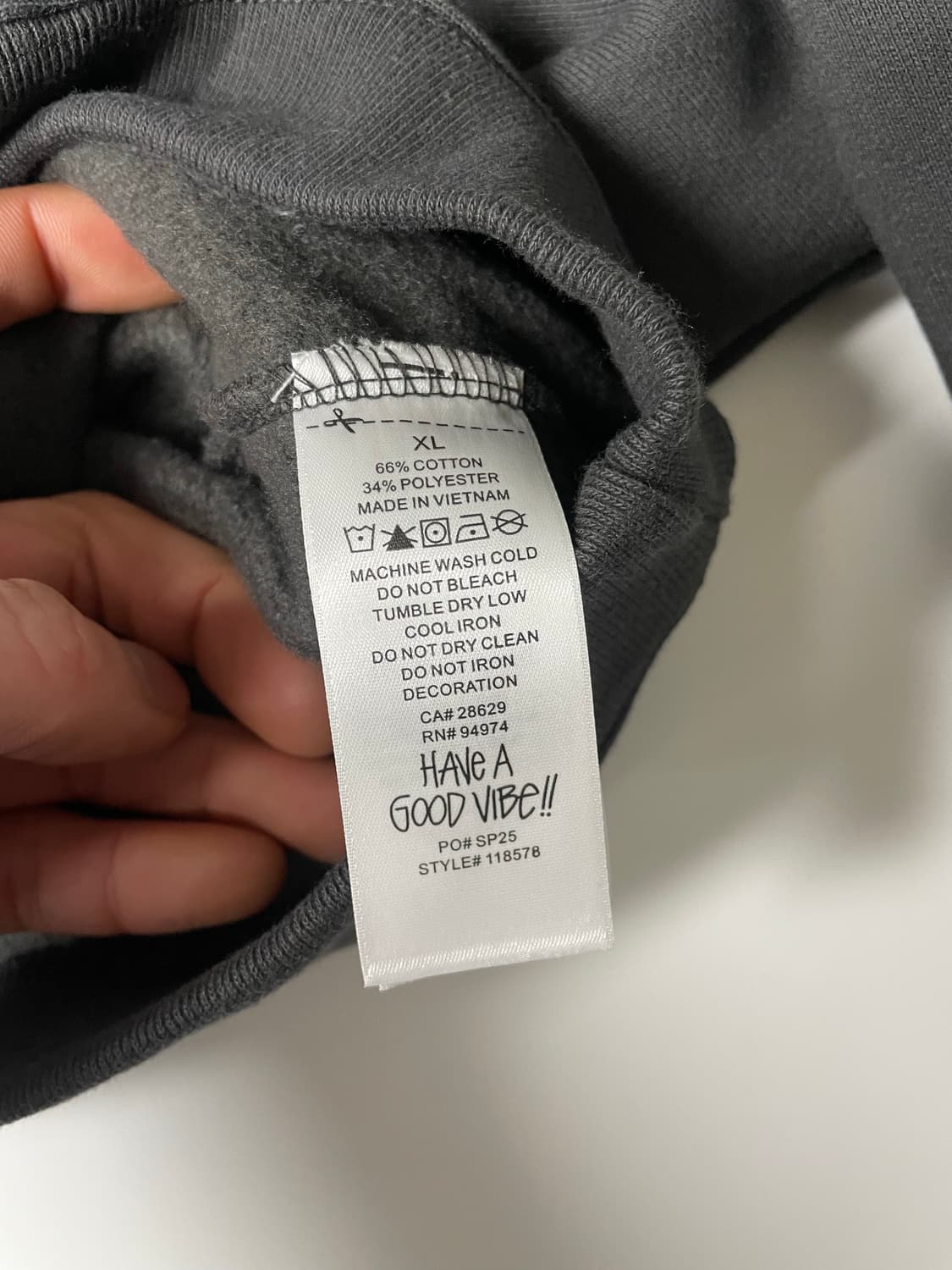 스투시 스투 아플리케 후드 XL 상품이미지5