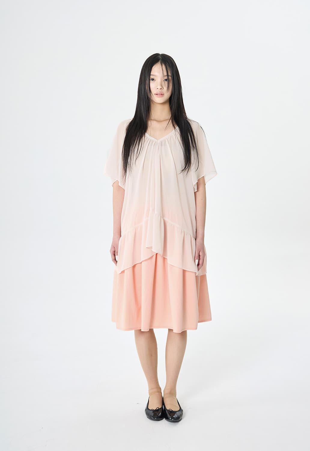 Babyrab 베이비랩 블라우스 VEIL BLOUSE IN NUDE 상품이미지1
