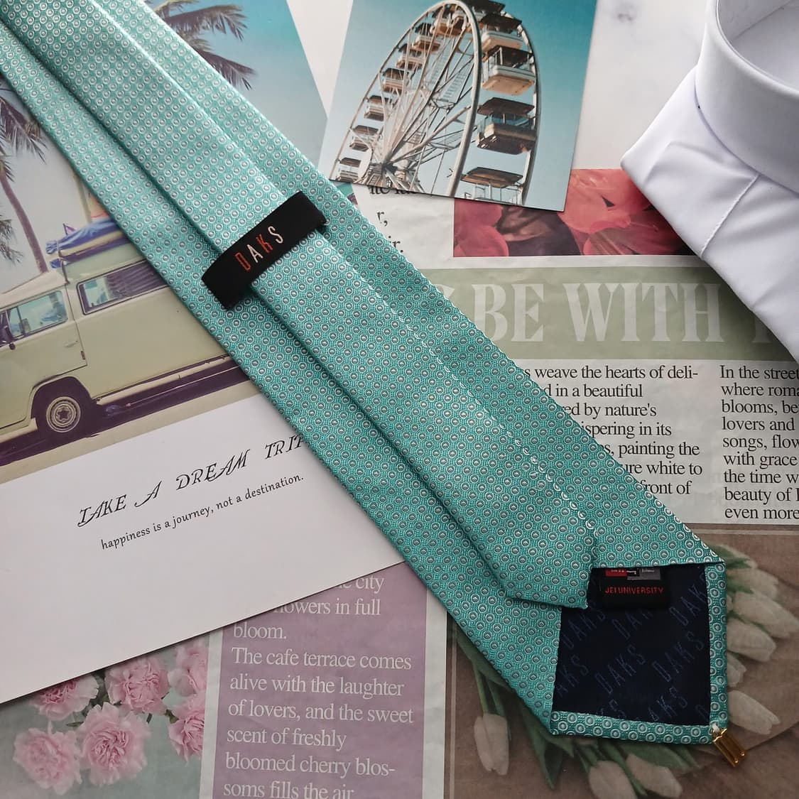 닥스 실크 민트 마이크로 도트 넥타이 8.7cm A+등급 A18750
 상품이미지4