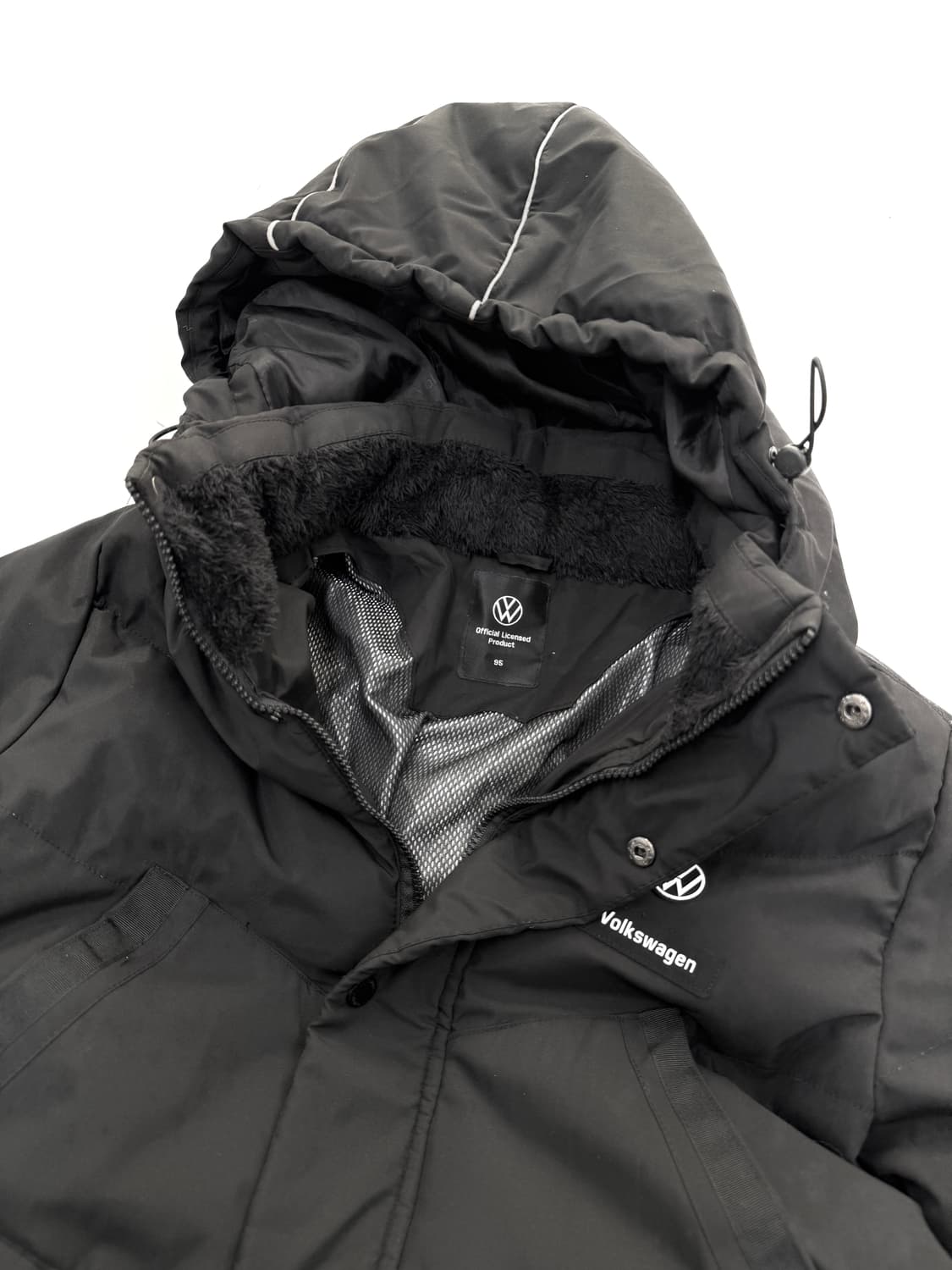 폭스바겐 블랙 롱패딩 상품이미지6