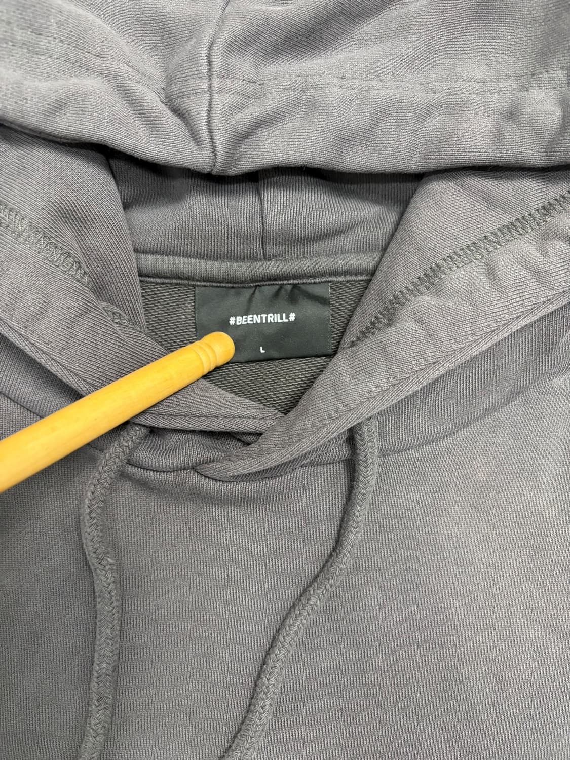 빈트릴 BEENTRILL 후드티 그레이 상품이미지7