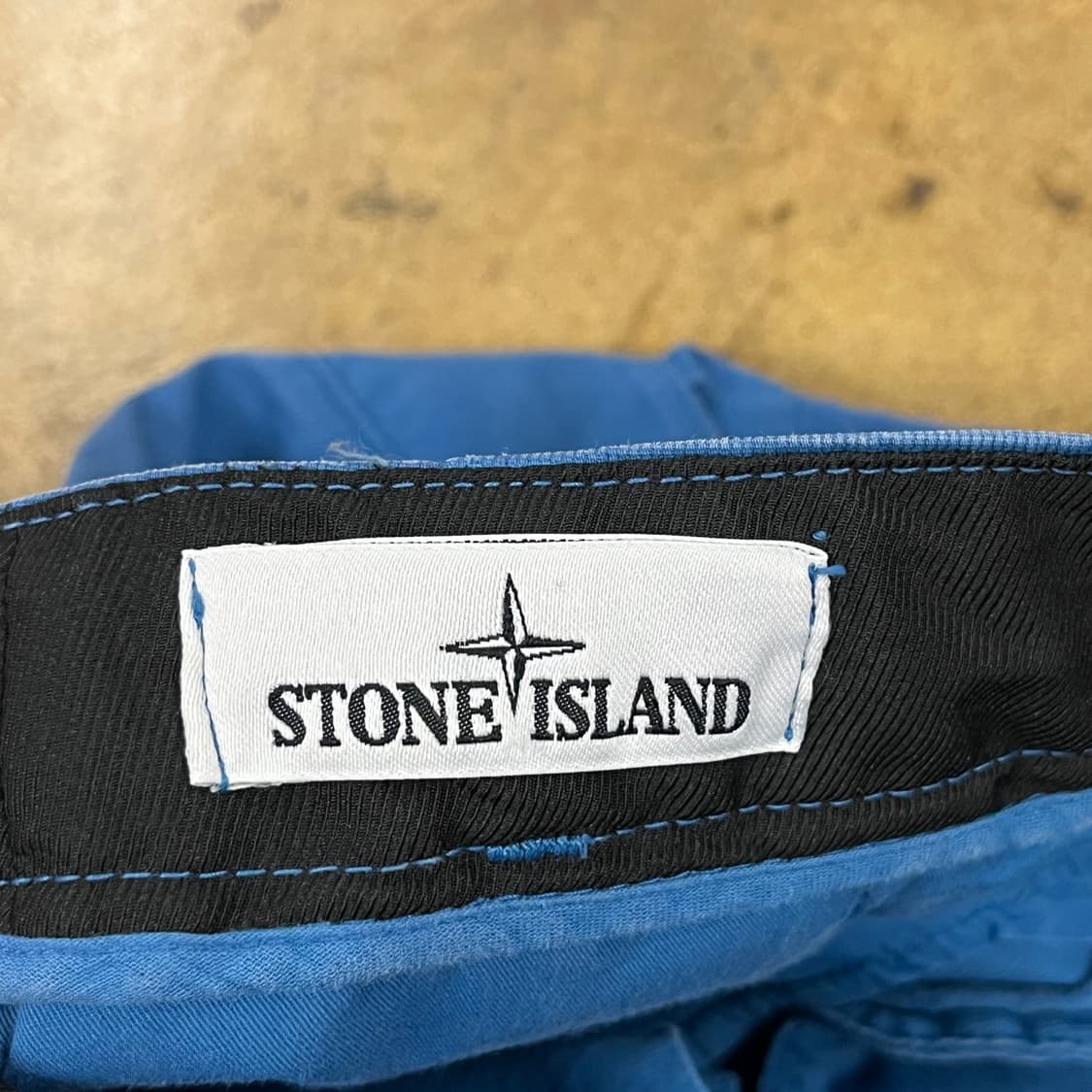 [정품/84] 스톤아일랜드 블루 카고 바지 b17 상품이미지4