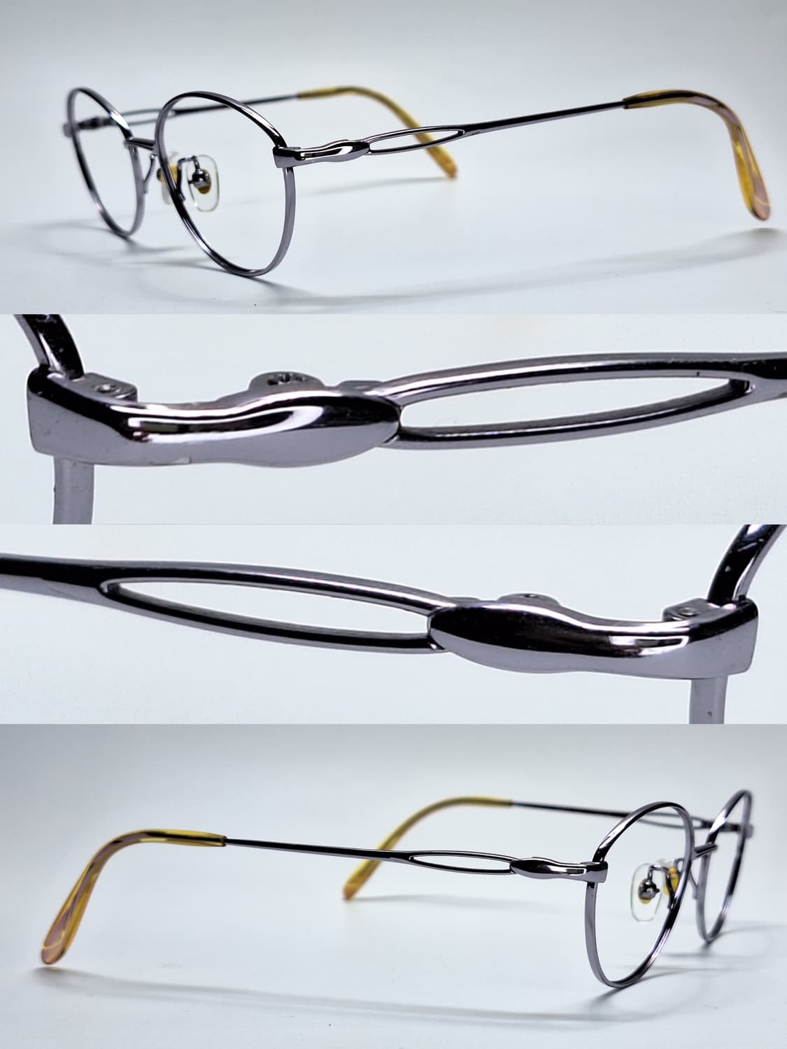 일본제 빈티지 티타늄 캣아이 안경테 52mm/VENOS VN-8007 상품이미지5