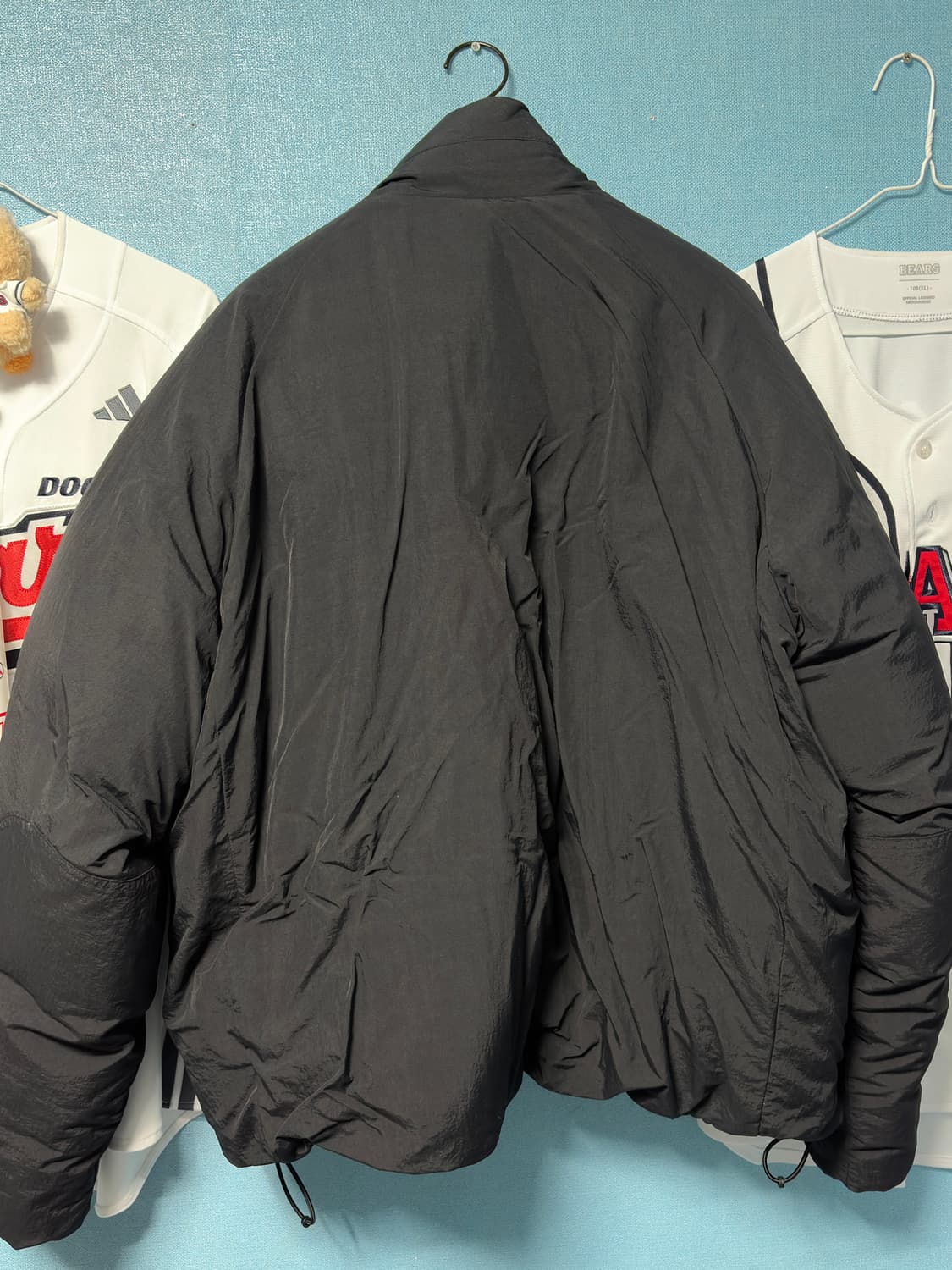 [L] 일꼬르소 미니멀 숏 다운 점퍼 블랙 상품이미지8