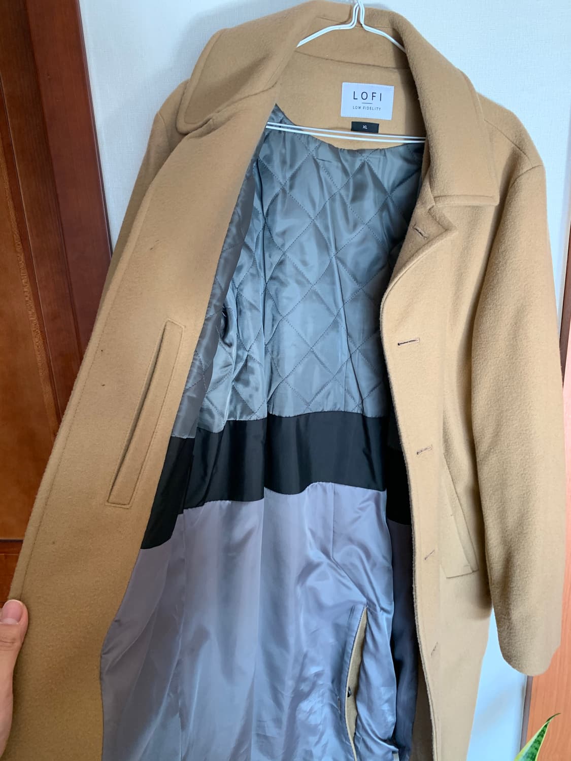 [XL 105] 로파이 울 맥코트 베이지 팝니다. (실착5회) 상품이미지4