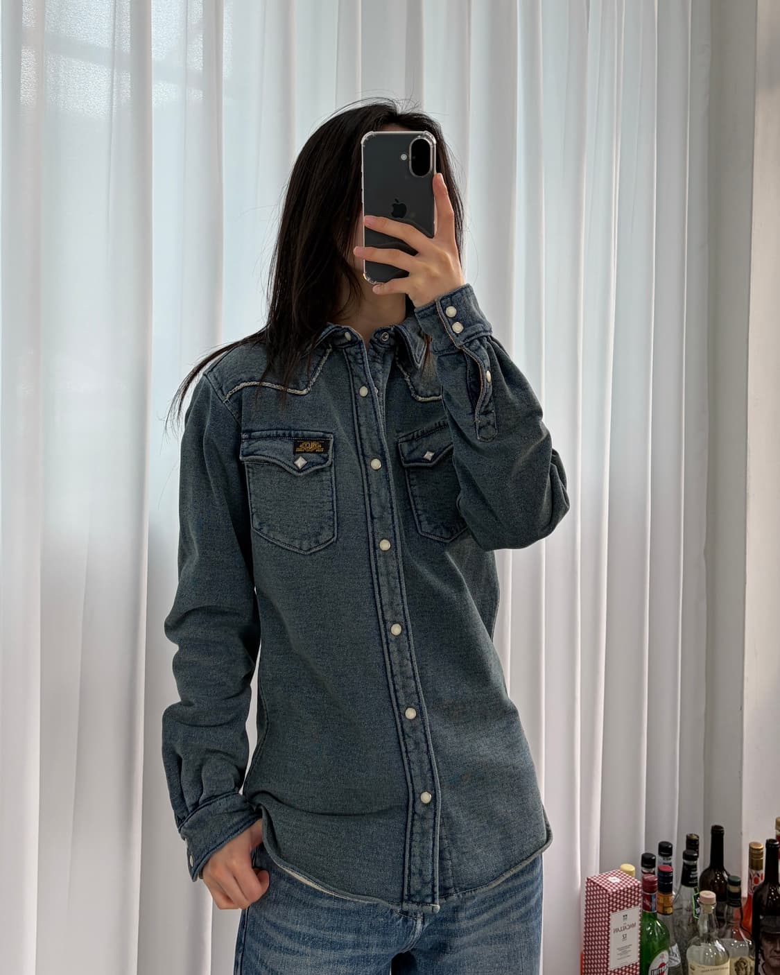 [S]폴로 랄프로렌 나바호 웨스턴 데님 셔츠 상품이미지1