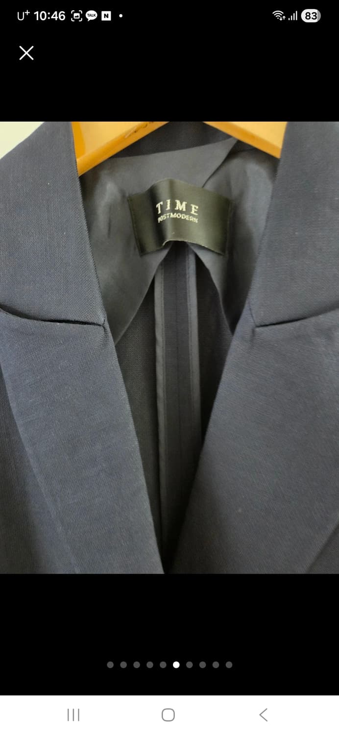 타임(한섬)네이비 숏 자켓/44-슬림55 상품이미지6