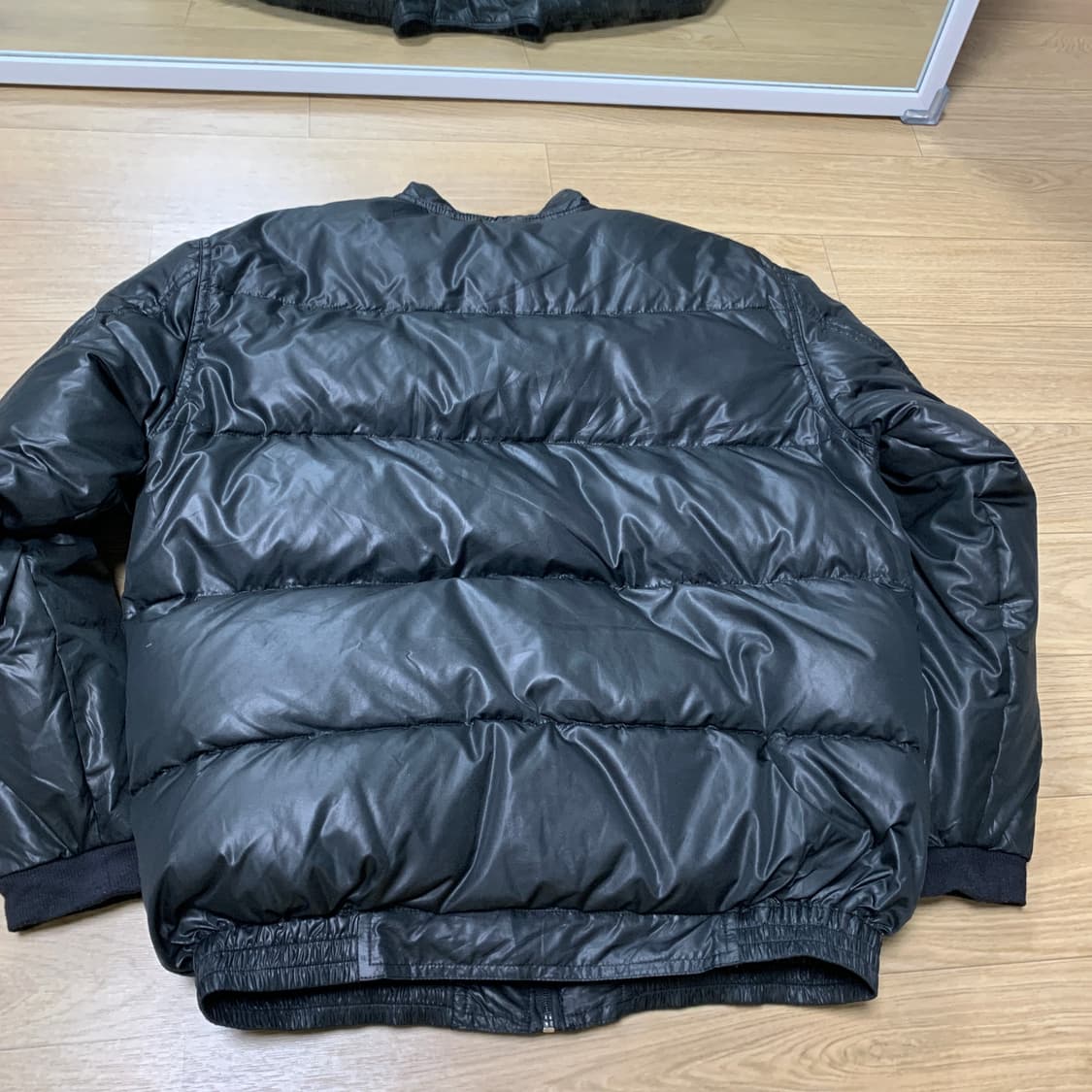 100)조지가르시아 레이싱패턴 덕다운패딩 상품이미지2