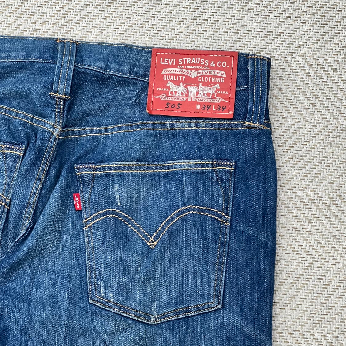 리바이스 505 데님팬츠 r2211 상품이미지6