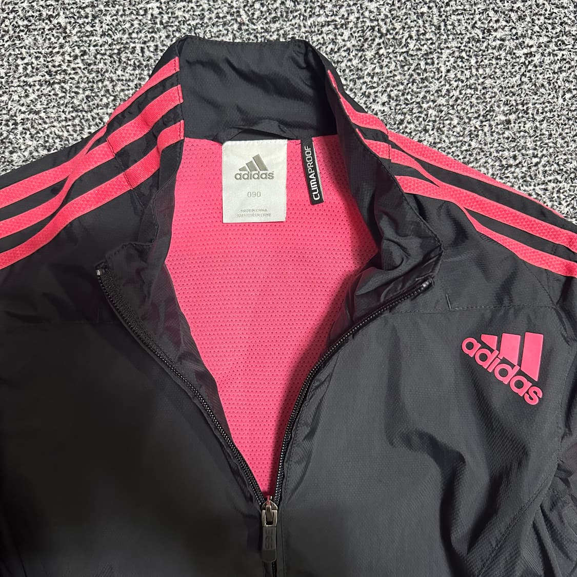(90) 아디다스 삼선 바람막이 핑크 상품이미지2