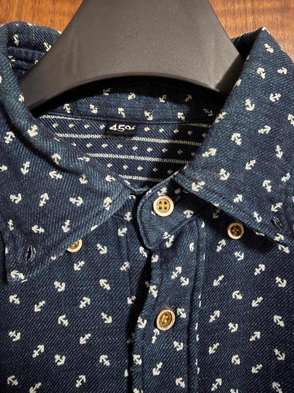 45r_앵커 패턴 셔츠 4사이즈 상품이미지4