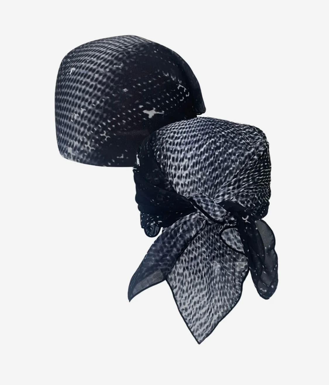 Halftone Graphic Bandana_[Black] 상품이미지2