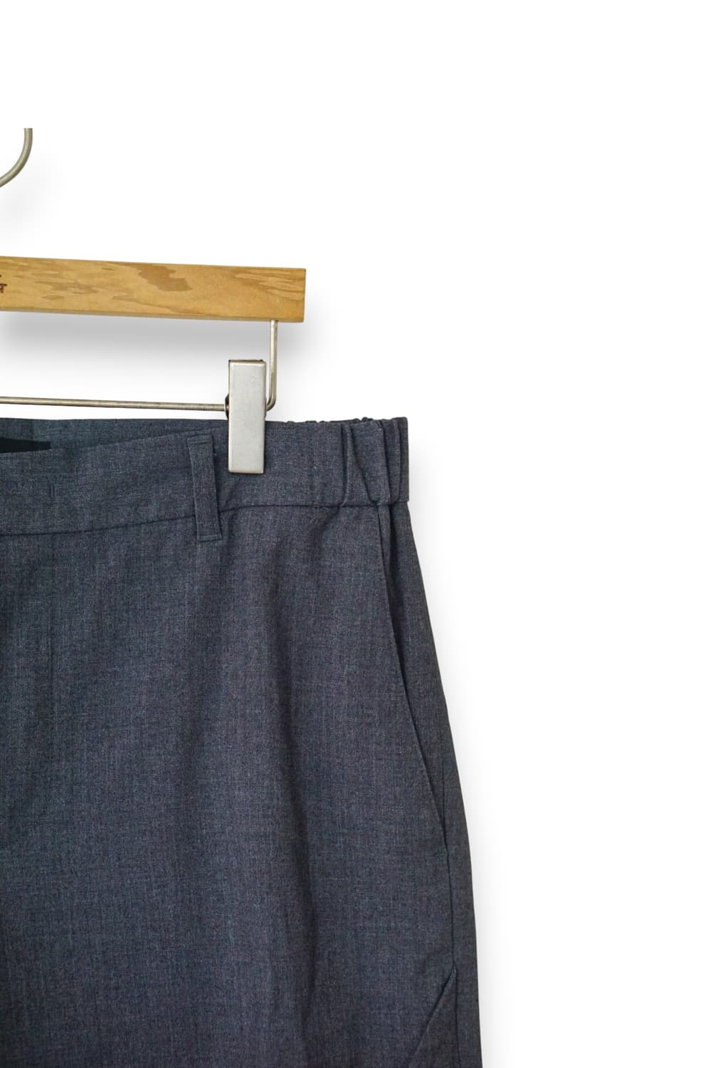 회색 절개 슬랙스 상품이미지3