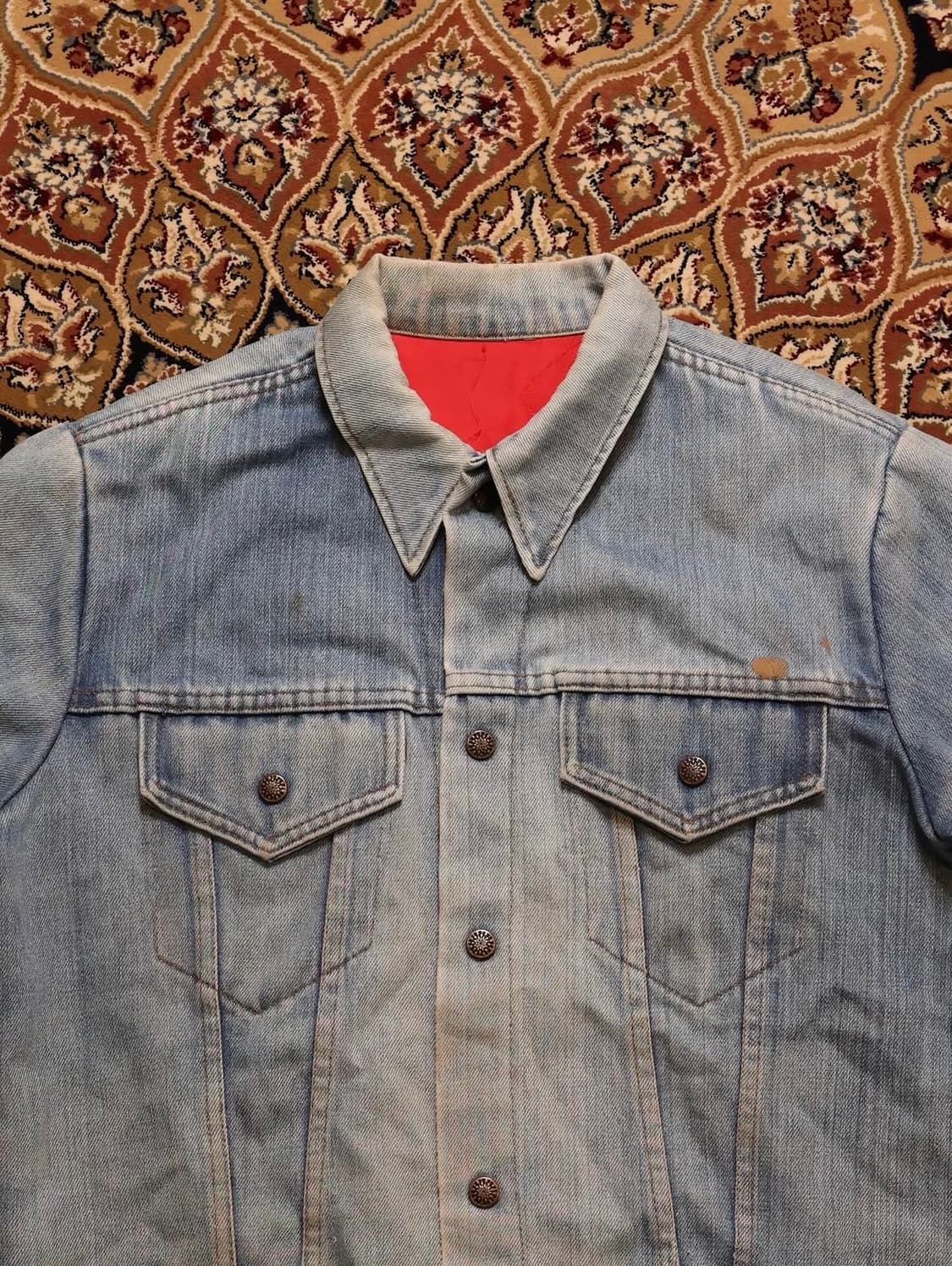 70s JC Penney 빈티지 데님 트러커 타입3 made in usa 상품이미지6