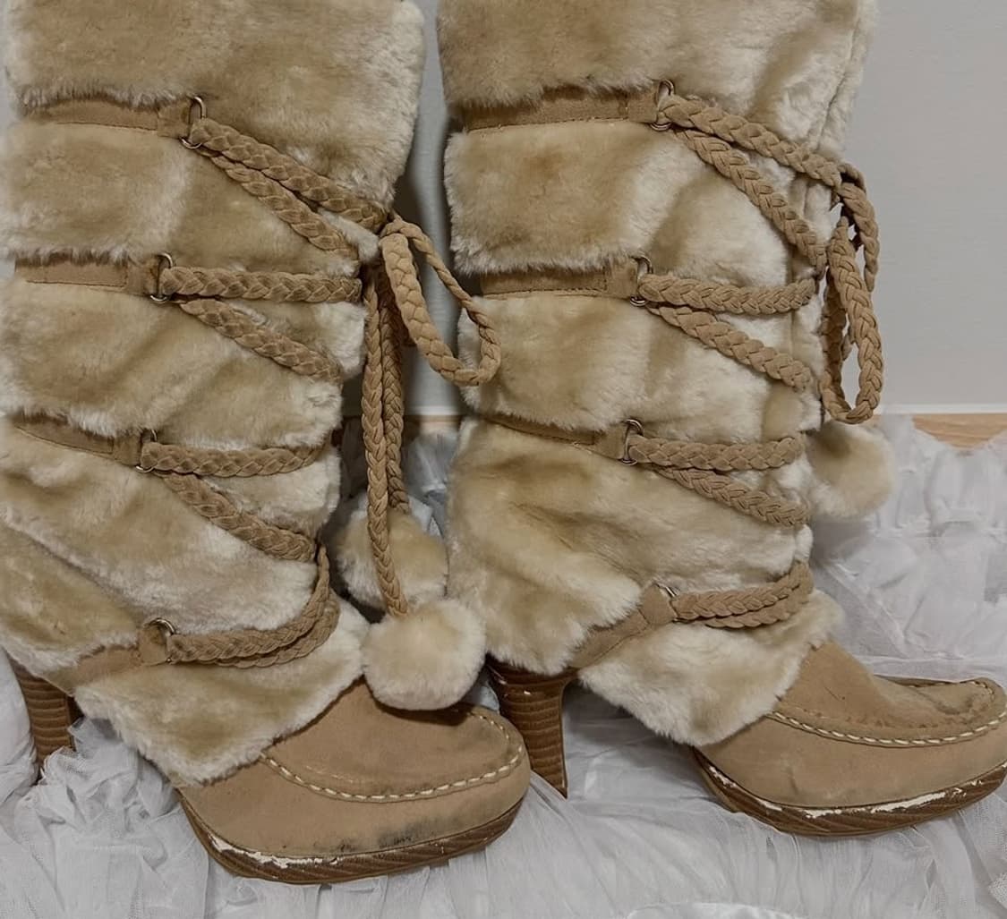 교환) 리즈리사 폼폼이 롱부츠 상품이미지2