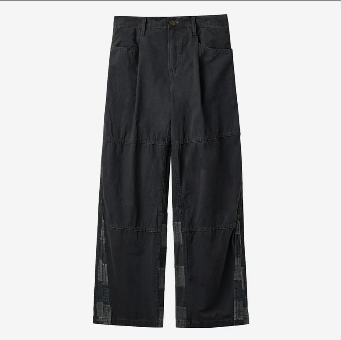 [2] 아르반 섹션라인 패치워크 팬츠 차콜 상품이미지1