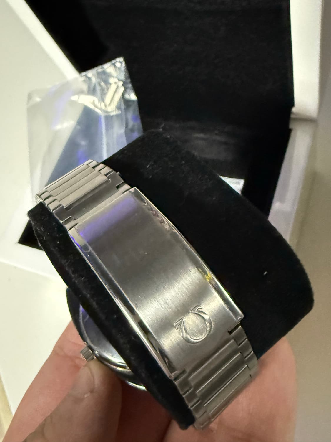 (정품)오메가 씨마스터 테레비 상태좋음(보증서 가지고 샵가면 다이얼 색  상품이미지3