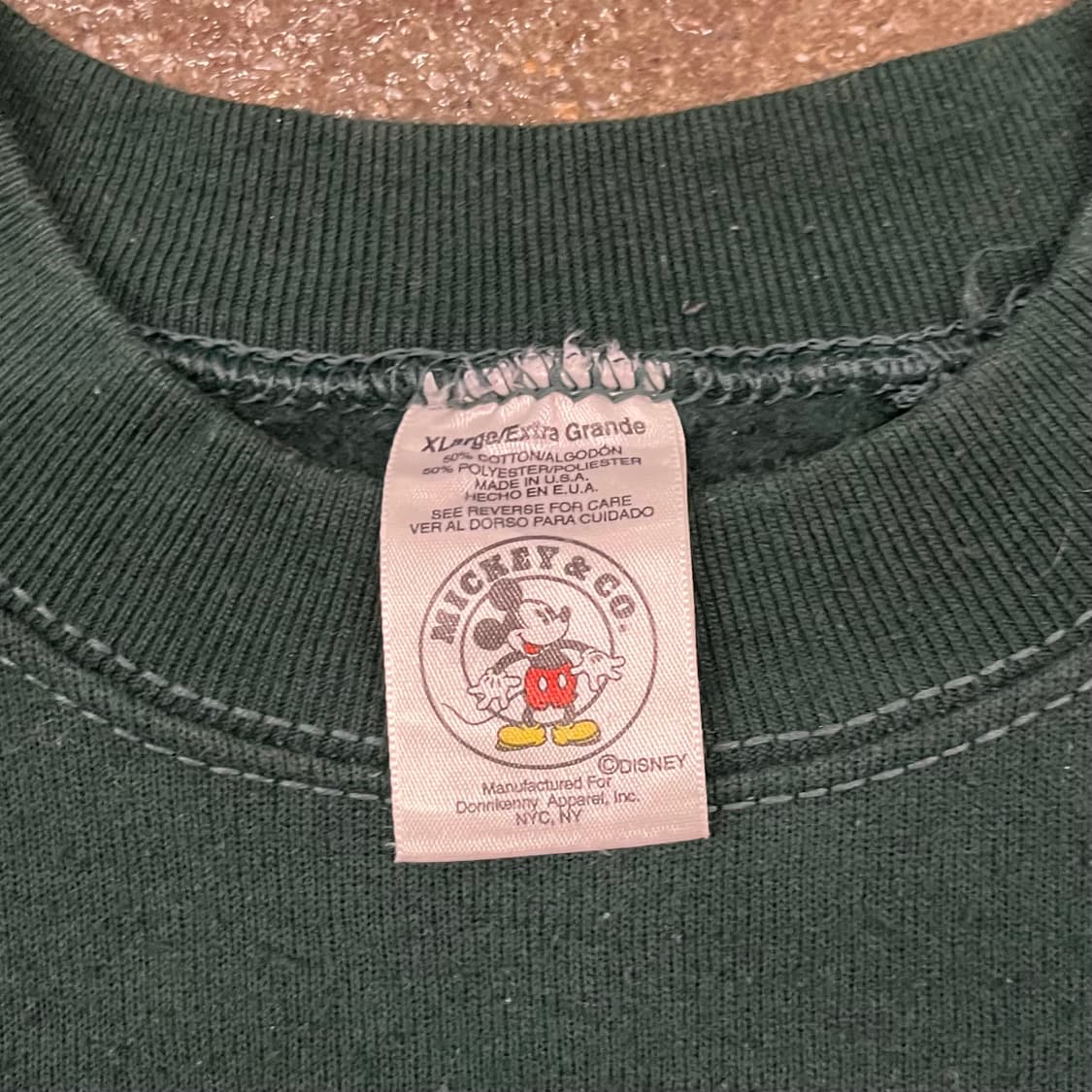 90s USA 미키마우스 스웻셔츠 (105) 상품이미지4