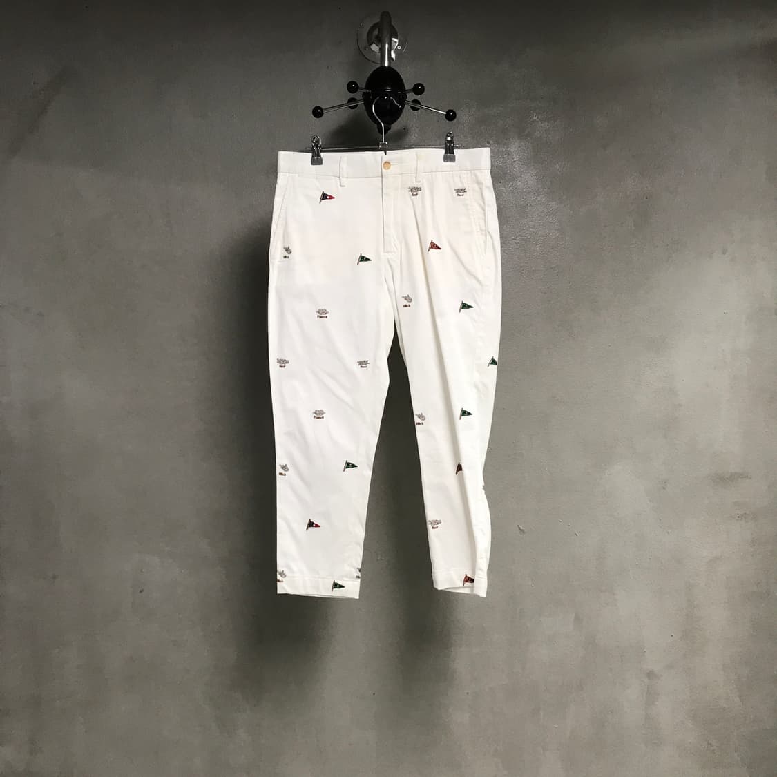 폴로 랄프로렌 멀티 자수 화이트 치노 팬츠 6 상품이미지8