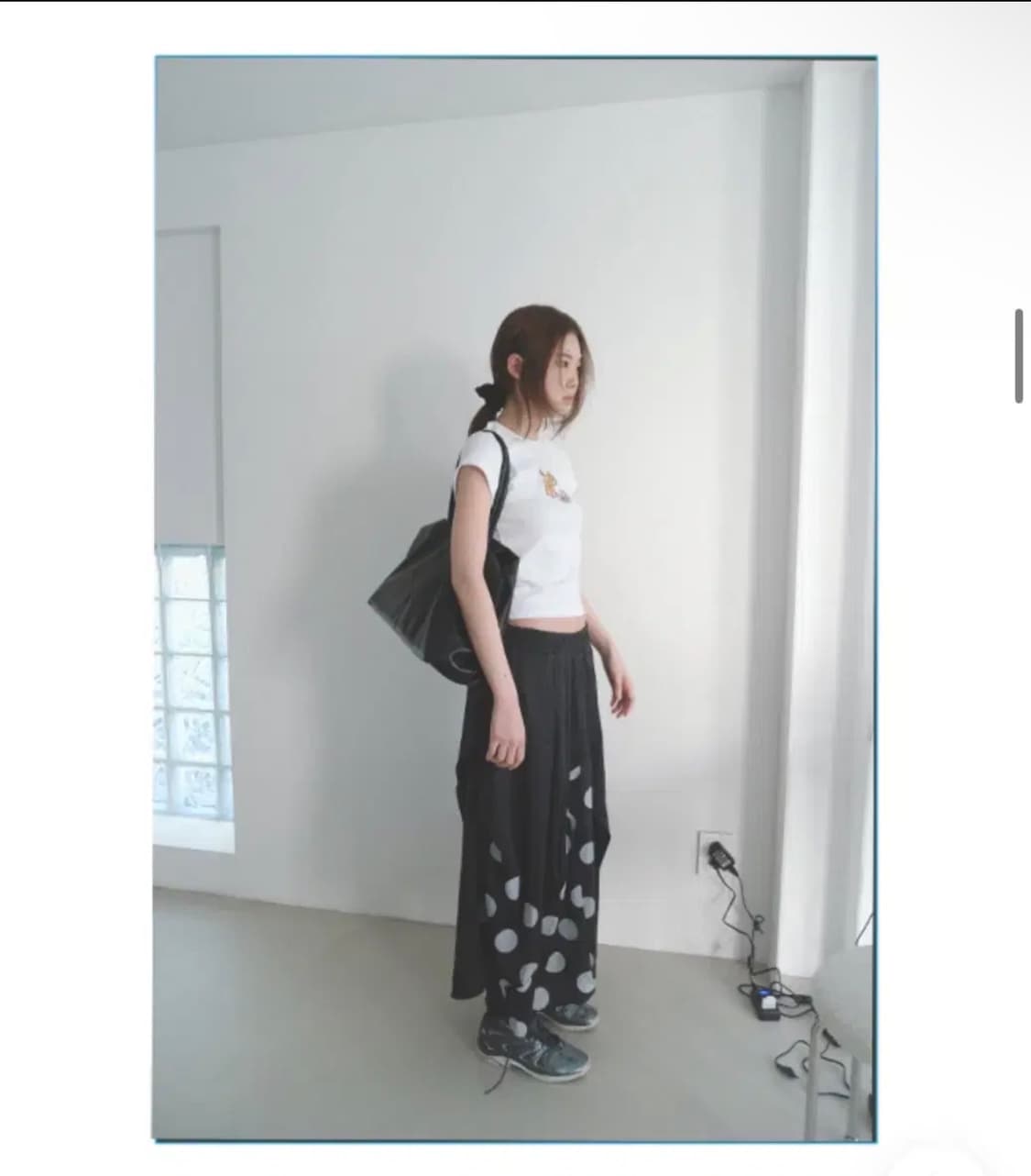 에프터먼데이 블루 도트 스커트 상품이미지2