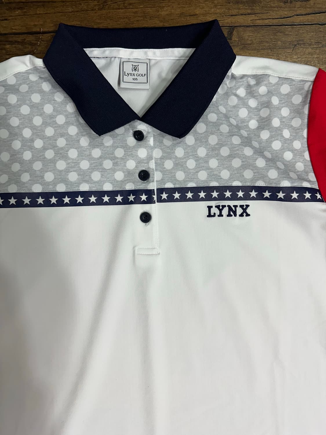 LYNX GOLF 기능성 배색 반팔 카라티 105 상품이미지2