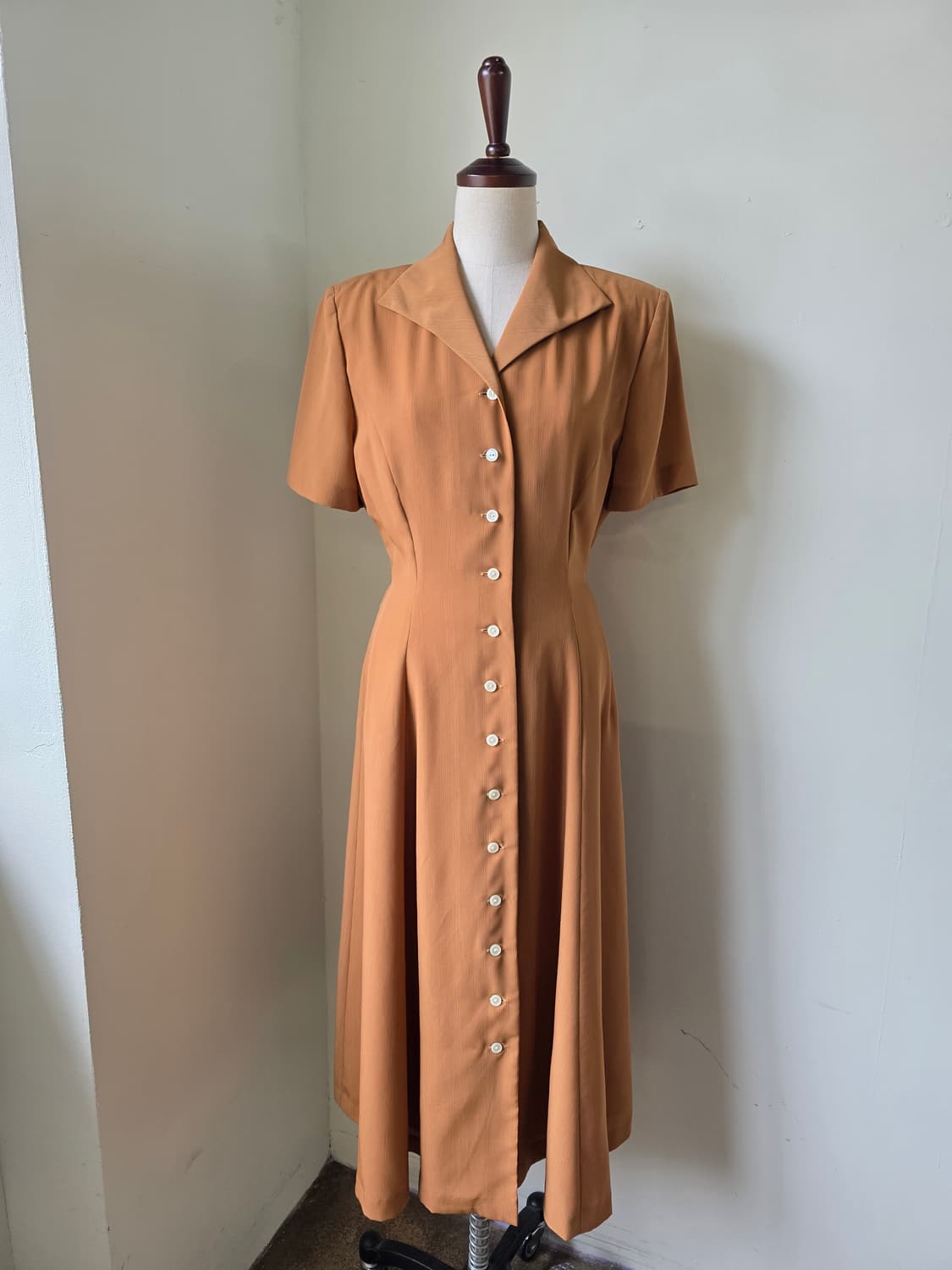 반팔 롱 원피스 상품이미지1