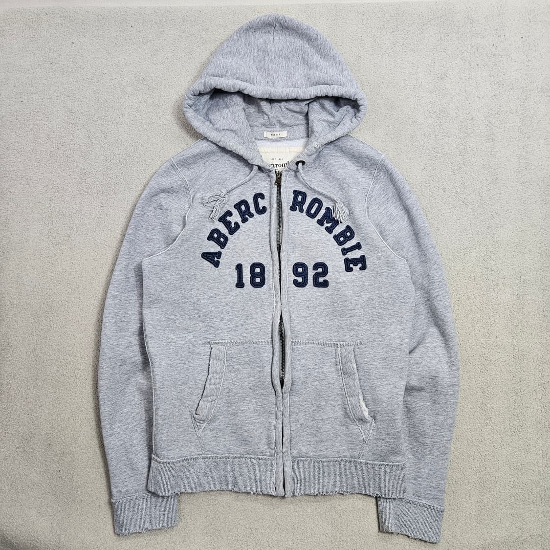 아베크롬비 아치 로고 후드 집업 M 상품이미지1