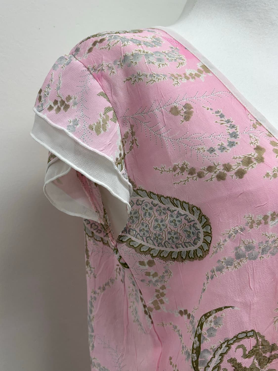 빈티지 핑크 슬리브리스 상품이미지2