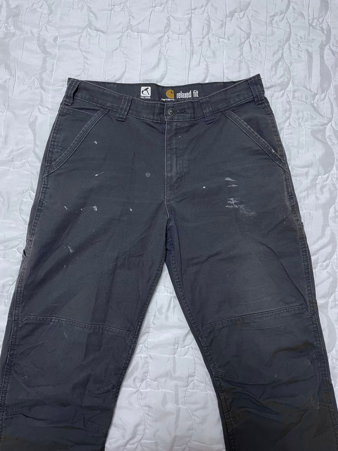 칼하트 워크팬츠 릴렉스핏 히든포켓 더블니 상품이미지3