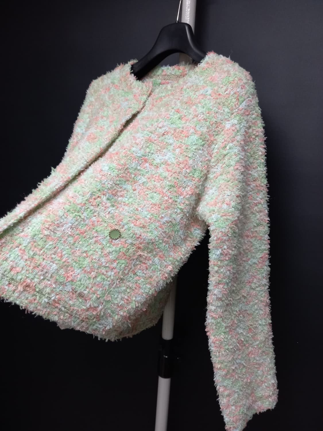 새 듀엘 춘추동 글리터 숏 가디건 F 33-77 상품이미지5