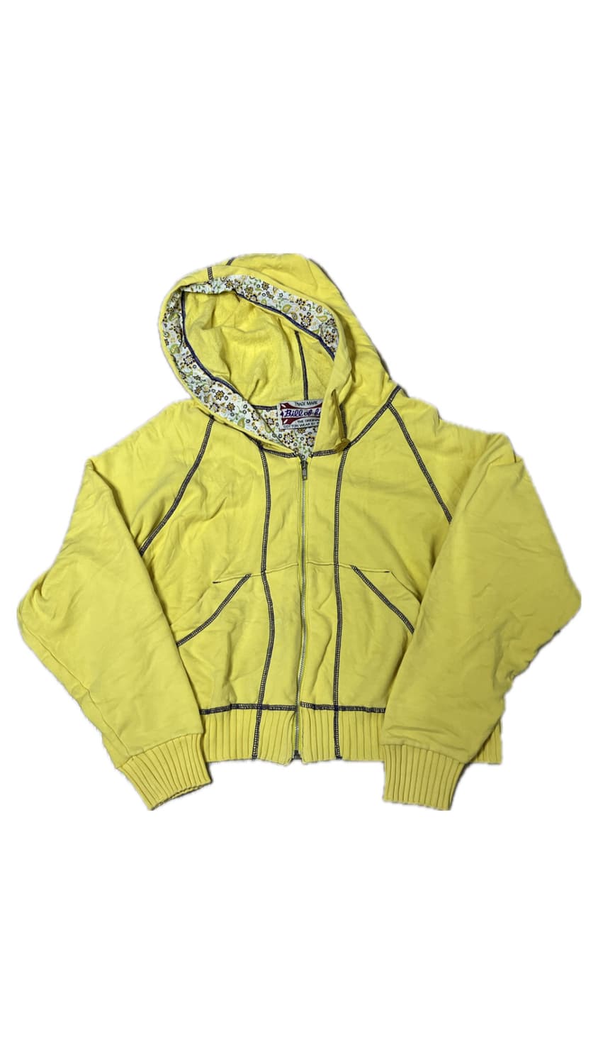 플로럴 스티치 엘로우 후드집업 상품이미지6