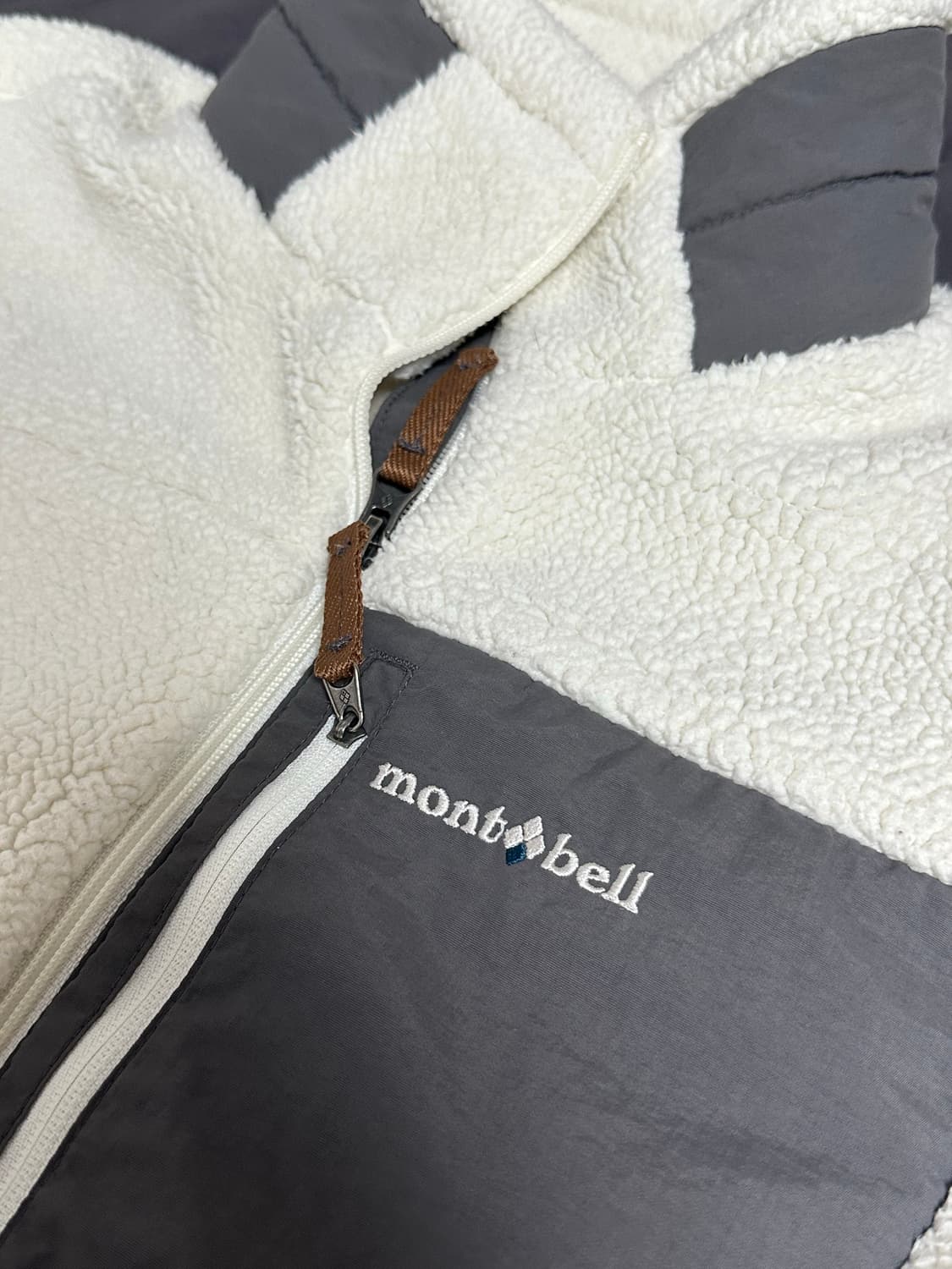 몽벨 후리스  플리스 뽀글이 화이트미디움 상품이미지4