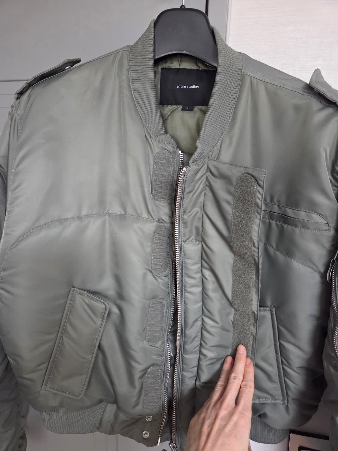 Entire Studios 봄버 자켓 카키 상품이미지3