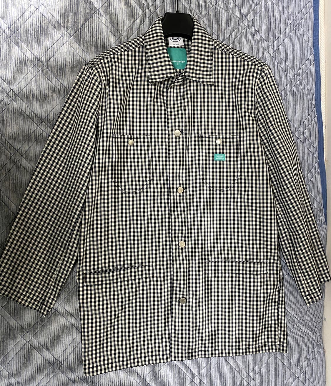 MMLG 깅엄 워크 자켓 M 상품이미지2