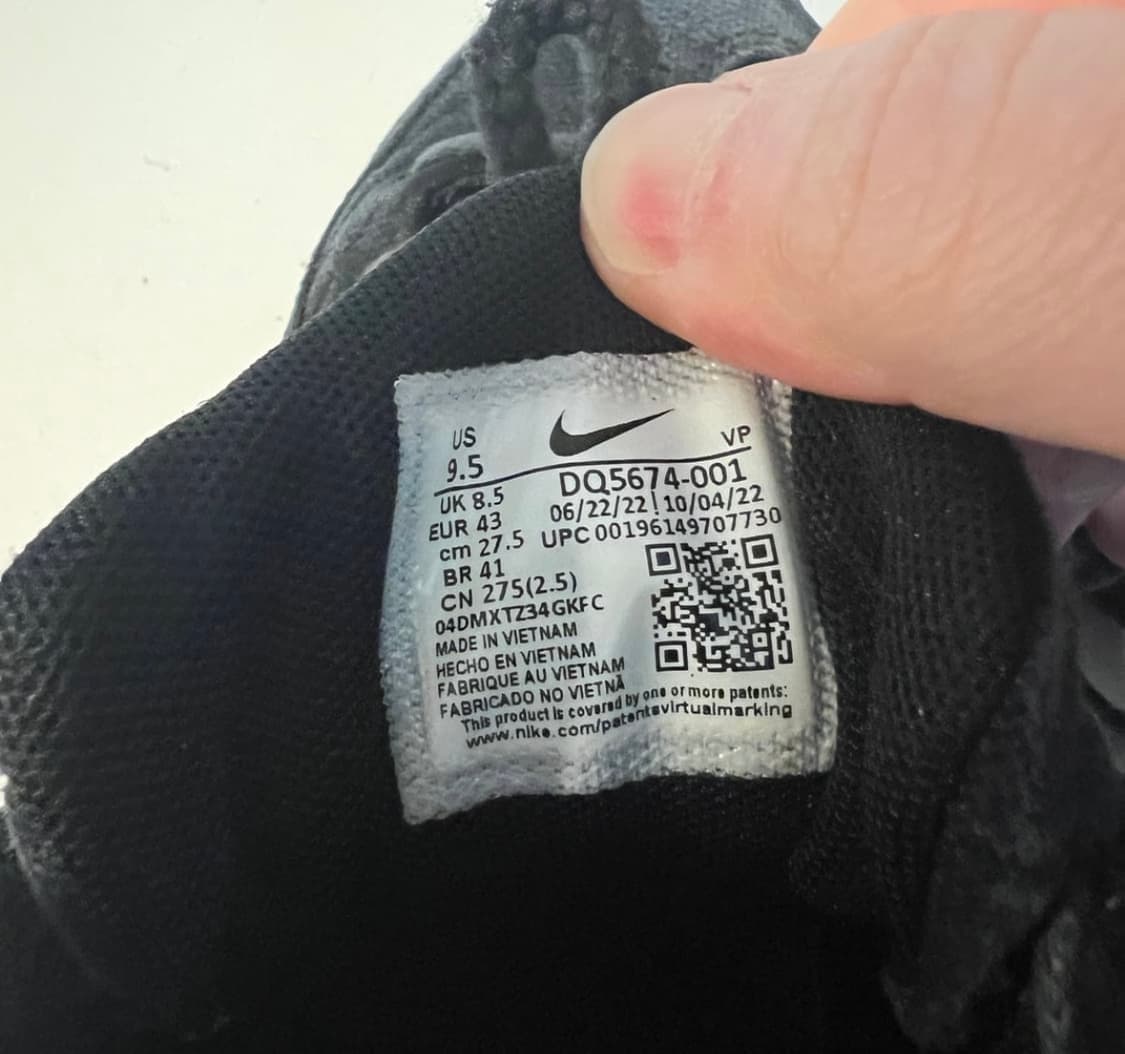 나이키 x 스투시 에어페니2 블랙 상품이미지8